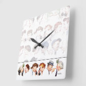 Horloge Carrée Chaîne de Gossip 4 (Angle)