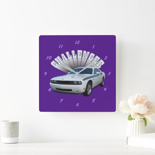 Horloge Carrée Challengeur (Maison)