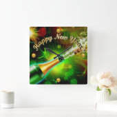 Horloge Carrée Champagne Pop (Maison)