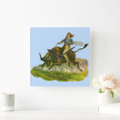 Horloge Carrée Championnat victorien de cowboy (Maison)