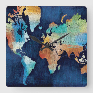 Horloge Carrée Changement de saisons