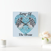 Horloge Carrée Chanson des Orques, (Maison)