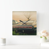 Horloge Carrée Chargeur Dodge 1966 (Maison)