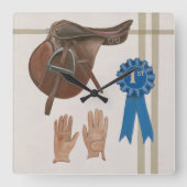 Horloge Carrée Charme naturel VI (Recto)