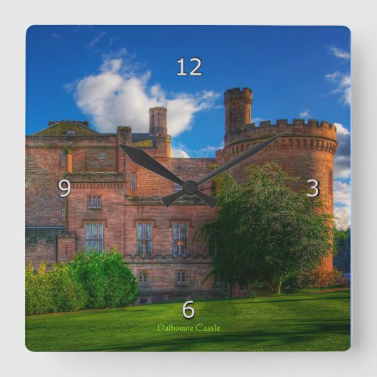 Horloge Carrée Château Dalhousie, Midlothian, Écosse (Recto)