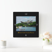 Horloge Carrée Château de Windsor depuis la Tamise (Maison)