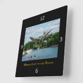 Horloge Carrée Château de Windsor depuis la Tamise (Angle)