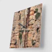 Horloge Carrée Château médiéval de Chepstow Ancienne fenêtre Roya (Angle)