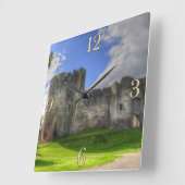 Horloge Carrée Château médiéval de Chepstow Monmouthshire, Pays d (Angle)