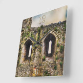 Horloge Carrée Château médiéval de Chepstow Monmouthshire, Pays d (Angle)