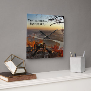 Horloge Carrée Chattanooga Tennessee de Lookout Mountain