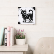 chatte à gribouillis