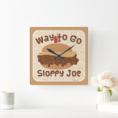 Horloge Carrée Chemin Aller Sloppy Joe (Maison)