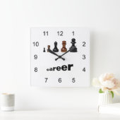 Horloge Carrée Chemin de carrière (Maison)