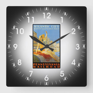 Horloge Carrée Chemin de fer de Pennsylvanie vers Atlantic City W