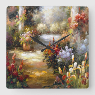 Horloge Carrée Chemin de la mémoire I