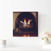 Horloge Carrée Cheminée à la maison (Maison)