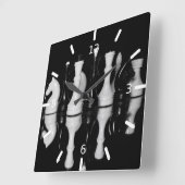 Horloge Carrée Chess (Angle)