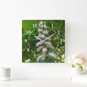 Horloge Carrée chestnut flower (Maison)