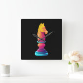 Horloge Carrée Chevalier (Maison)