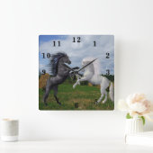 Horloge Carrée Chevaux (Maison)