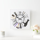 Horloge Carrée Cheveux (Maison)