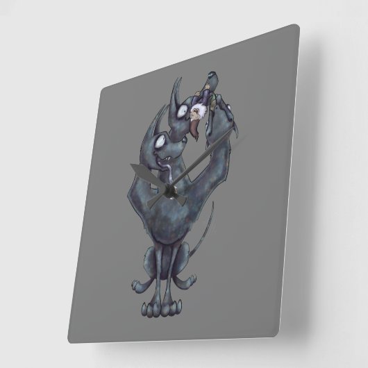 Horloge Carrée Chew Toy (Angle)