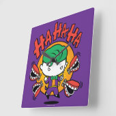 Horloge Carrée Chibi Joker Avec Dents De Jouet (Angle)