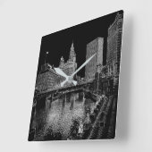 Horloge Carrée Chicago River 1967 (Angle)