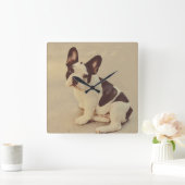 Horloge Carrée Chien (Maison)