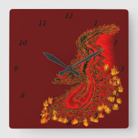 Chine Dragon rouge et or design