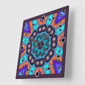 Horloge Carrée Chocolate box (Angle)