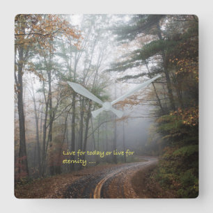 Horloge Carrée "Choisissez "