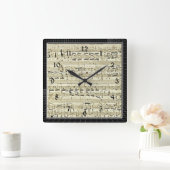 Horloge Carrée Chopin - Polonaise (Maison)