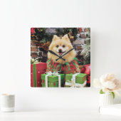 Horloge Carrée Christmas (Maison)