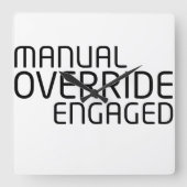 Horloge Carrée Chronological Sync Technical Clock (Recto)