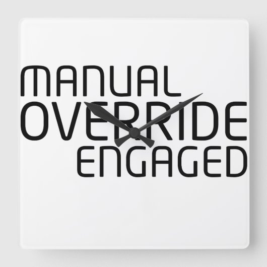 Horloge Carrée Chronological Sync Technical Clock (Recto)