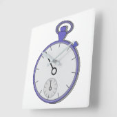 Horloge Carrée Chronométré (Angle)