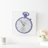 Horloge Carrée Chronométré (Maison)