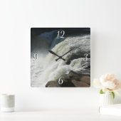 Horloge Carrée Chutes d'Ohiopyle en Pennsylvanie (Maison)