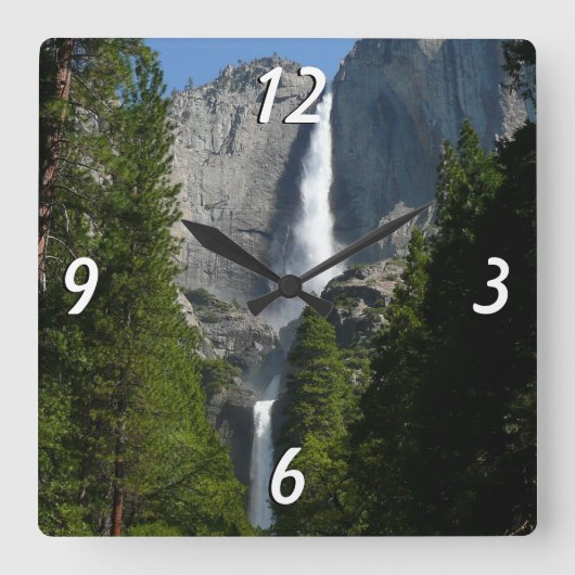Horloge Carrée Chutes Yosemite II du parc national Yosemite (Recto)