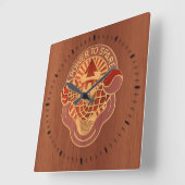 Horloge Carrée Cimetière de la 59e brigade d'artillerie - incrust (Angle)