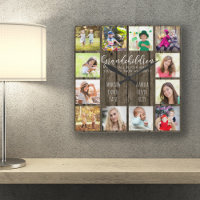 Citation pour petits enfants 12 Photo Brown bois p