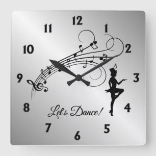 Horloge Carrée Claquette 3