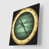 Horloge Carrée Clarinet (Angle)