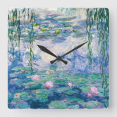 HORLOGE CARRÉE CLAUDE MONET (Recto)