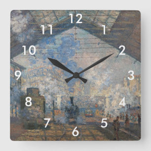 Horloge Carrée Claude Monet - Gare Saint-Lazare Vue extérieure