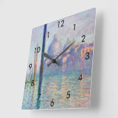 Horloge Carrée Claude Monet - Grand Canal, Venise (Angle)