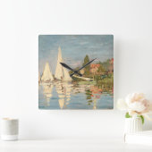 Horloge Carrée Claude Monet | Regatta at Argenteuil, c.1872 (Maison)