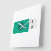 Horloge Carrée Clé USB (Angle)